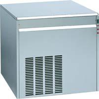 Kylmaskin med luft- eller vattenkyld cylinderformig specialförångare. Helautomatiska styrsystem garanterar en låg el- och vattenförbrukning.