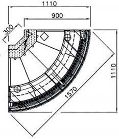 Exponeringsmontrar E-line - Exponeringsmonter Tillbehör E-line 850 E-line 1250 E-line 1650 E-line 2050