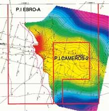 Camerosprojektet Camerosprojektet är framför allt intressant till följd av en stor potentiellt gasförande struktur Najera som upptäckts genom ombearbetning av befintlig seismik.