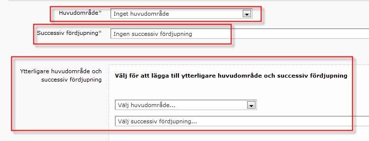 Spara eventuella ändringar i kursplanen genom att klicka på Spara basdata. Så länge du bara har sparat kan du gå tillbaka och ändra i uppgifterna.