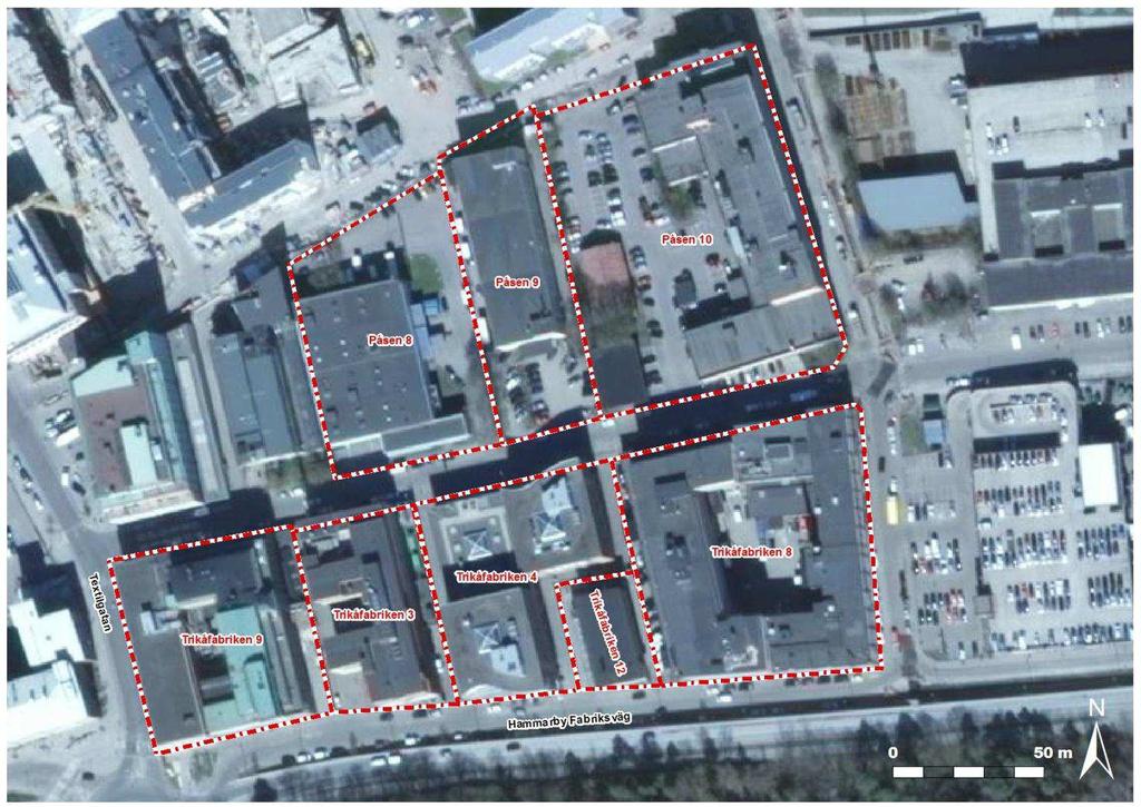 TRIKÅFABRIKEN OCH PÅSEN 1.0 INLEDNING Golder Associates AB genomförde i oktober 2011 en kompletterande miljöteknisk markundersökning på fastigheten Påsen 8 i Stockholm.