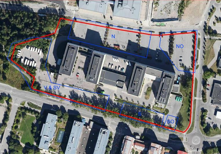 2 2 OMRÅDESBESKRIVNING Planområdet är knappt 3,5 ha stort och beläget cirka 400 m norr om Hallonbergens centrum.