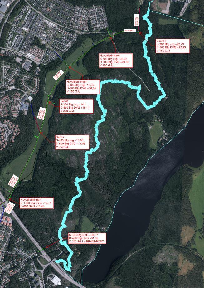 Sida 9 (16) 5 Befintligt VA-system och förbindelsepunkter Förbindelsepunkten till området har erhållits från Upplands Bro kommun VA-enhet och ligger vid Rankhusvägen i nära anslutning