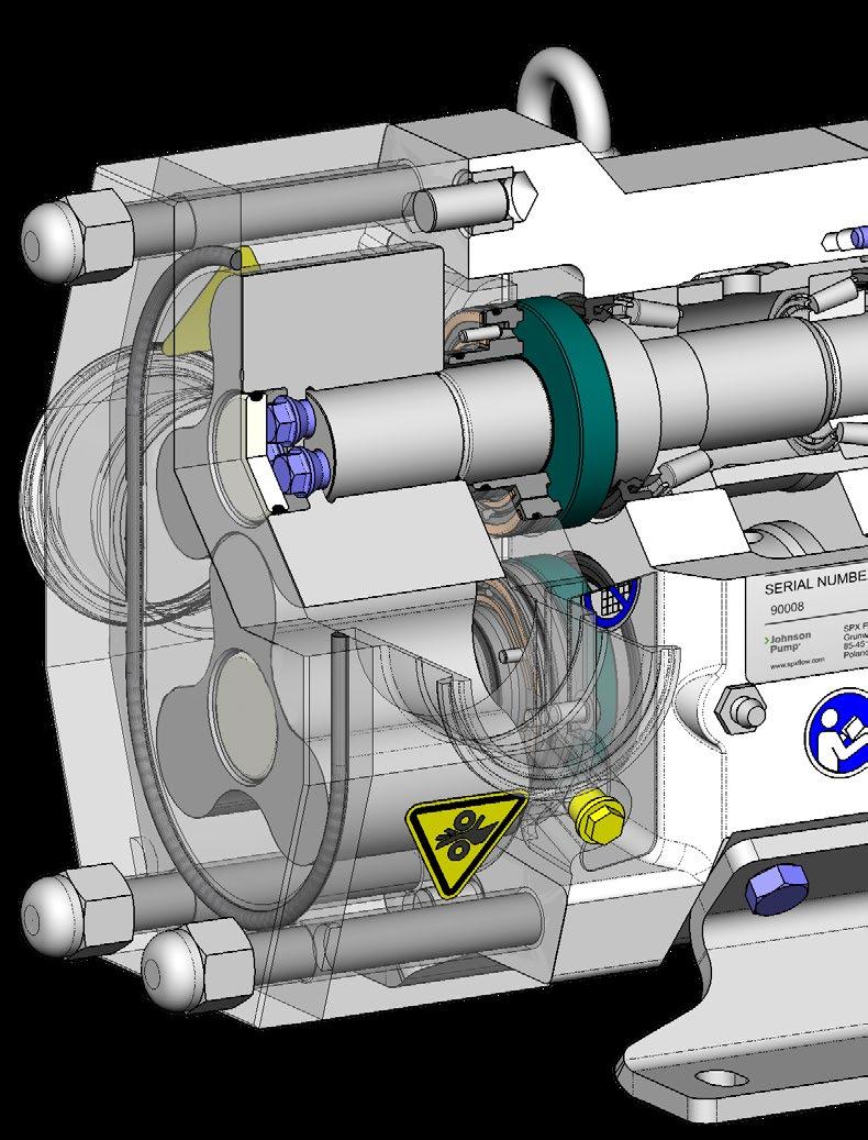 Prestanda och lång livslängd Unikt rotorfäste för en exakt rotorpositionering och smidigt underhåll 316L