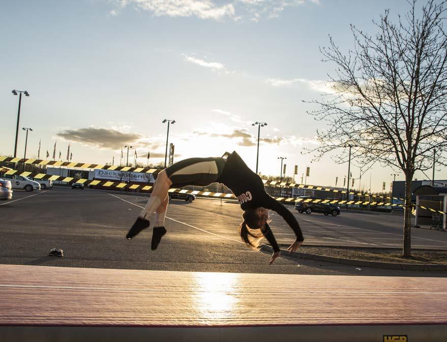 Freemovr - free movement sports Träning med mål att ta kontroll över din egen kropp och med hjälp av parkour, trampolin och gymnastik träning.