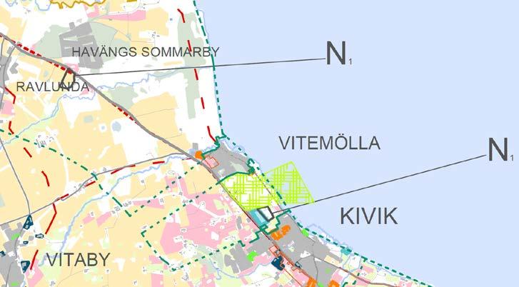 överklagats och hanteras nu av Förvaltningsrätten. Den nya översiktsplanen, kallad Framtiden visar att det planeras för en gång- och cykelväg utmed väg 9 mellan Kivik och Ravlunda.