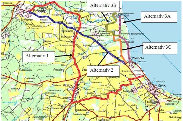 I förstudien gjordes en analys enligt fyrstegsprincipen där det konstaterades att åtgärder som förbättrar för gående och cyklister kan minska bilresandet och därmed påverka både transportbehovet och