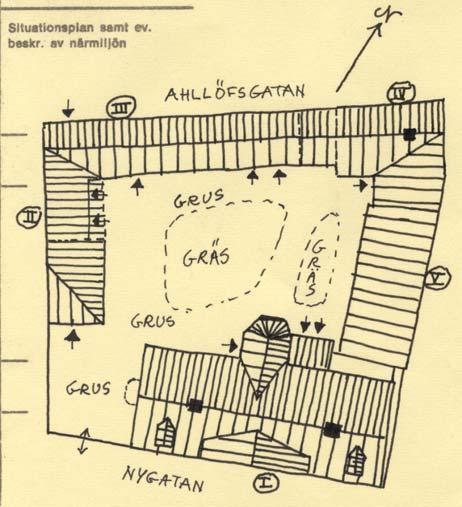 Figur 2. Den aktuella fastigheten vid Länsmuseets inventering av Arbogas innerstad 1976.