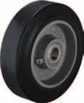 Hjul och läkhjulsguide Hjul för trasportutrustig och läkhjul för högre belastigar RoHS Serie Hjulbeläggig / Däck ALEV 100-250 mm 200-650 kg Högvärdigt elastiskt massivgummi, lågt rullmotståd Blickle