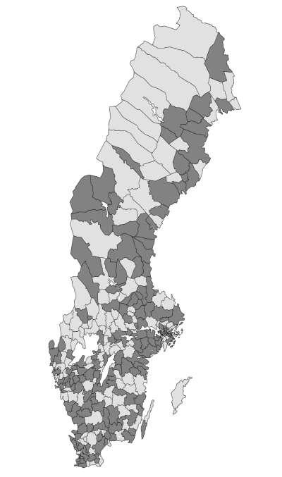 SLU:s stora enkät för kommunal skötsel av grönområden och träd - 2016