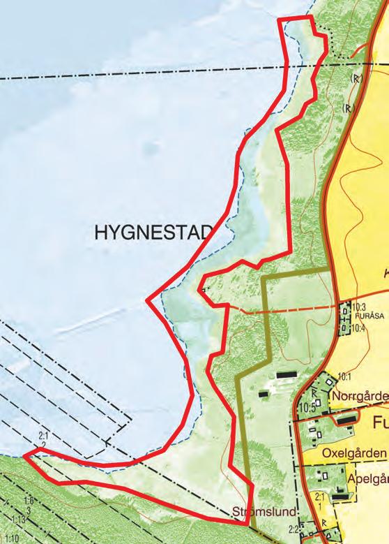 Furåsa - Hov 23 ha En långsträckt strandäng som delvis ligger inklämd mellan skog och vass.