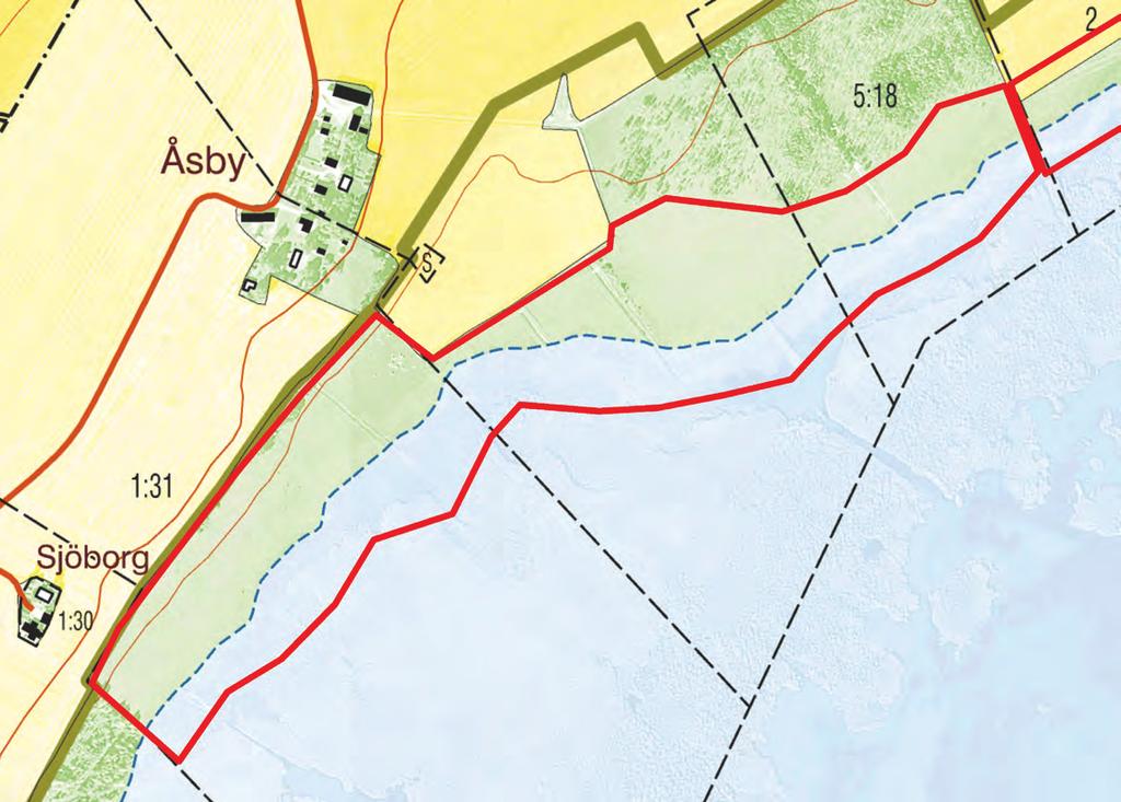 Åsby 19 ha Området har varit välbetat, ja rent av kortsnaggat, under många år.