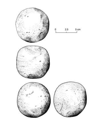 Kokgroparna vid Kind 17 Fynd Tanum 1835 genererade bara i ett enda fynd tillsammans med en del naturlig flinta.