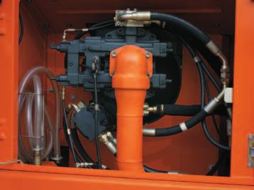 Den kombineras med det nya elektroniska kontrollsystemet e-epos, vilket optimerar kompromissen mellan kraft och bränslebesparing. Den högeffektiva motorn, 293 hk (218 kw) har förbättrad dragkraft.