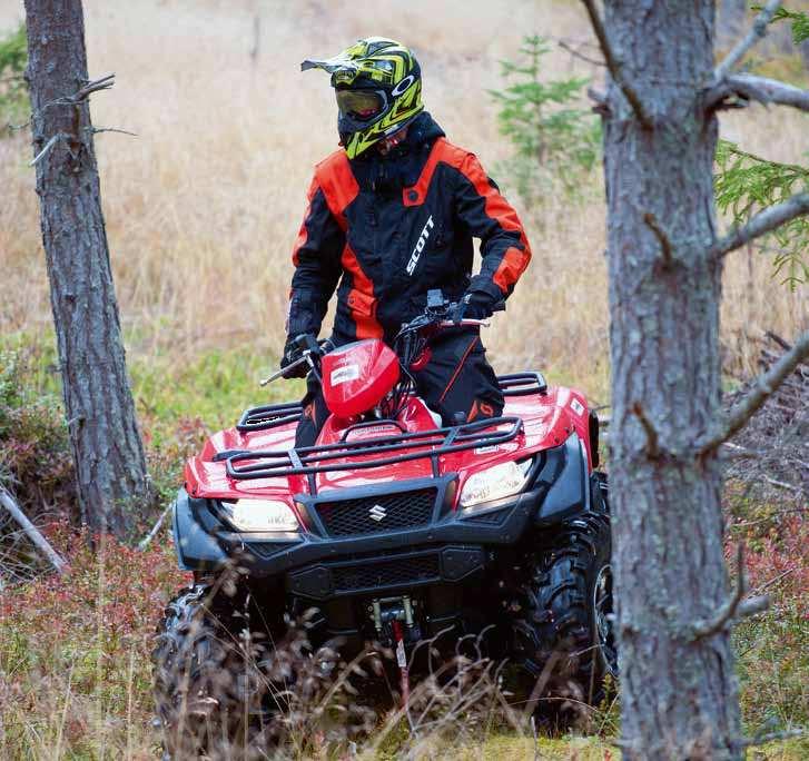 motoriserade Japan. INTRYCKEN Som sagt kanske inte Suzuki leder teknikutvecklingen med sin KingQuad men jösses vad genomarbetad och förfinad denna modell är.