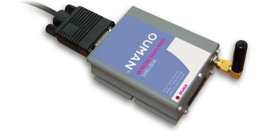OUMAN GSMMOD5 Verkkolaite RJ45-1 S203 Oumans GSM-modem (GSMMOD5) är anslutet till S203-enheten eller till en Oulink Ethernet-adapter.
