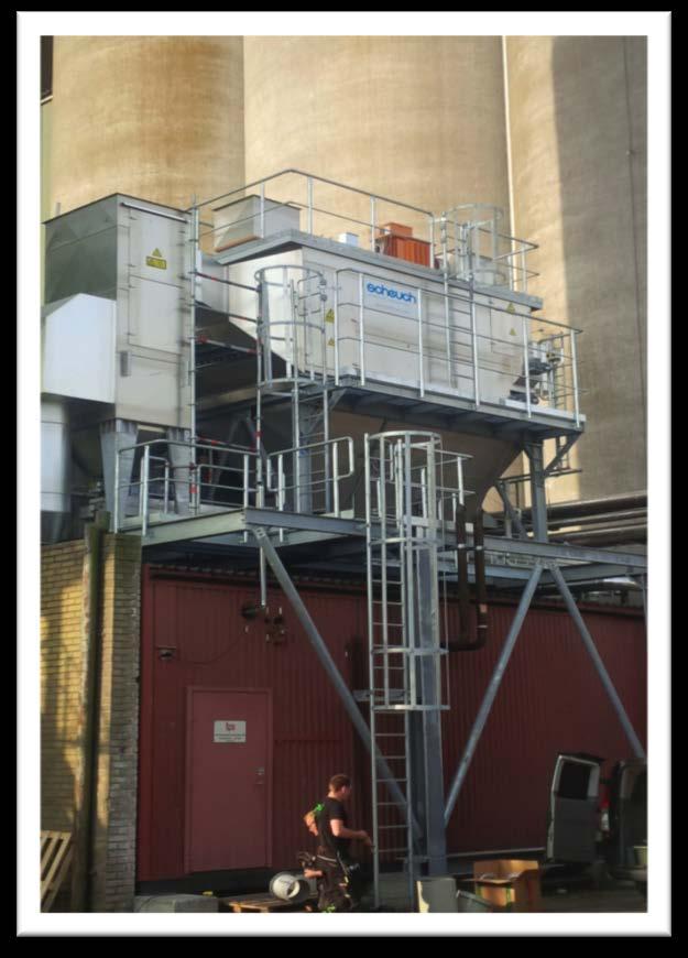 combustion: Powder Burning 3 MW th Flue gas temperature: 200 C