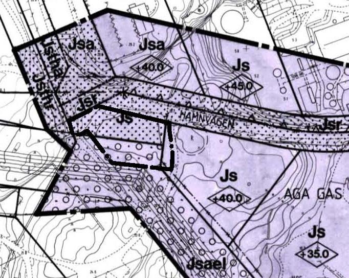 4 (8) Detaljplaner För området gäller stadsplan för industriområde Rörbro vid Hog, Hog 4:2, 8;1 m.fl. fastigheter (Nr 81 från 1988).