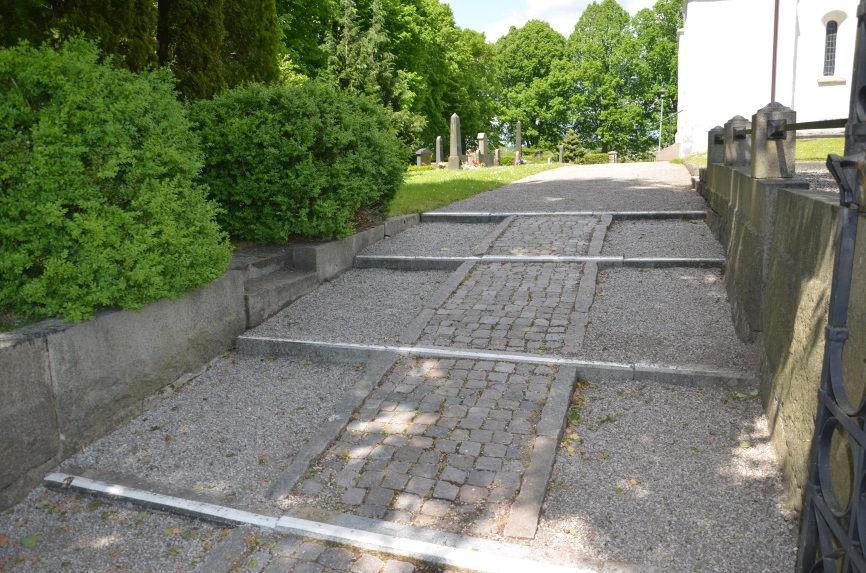 Befintlig ramp och