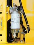 Rengöring av dieselpartikelfilter Sot i dieselpartikelfiltret förbränns regelbundet och automatiskt med
