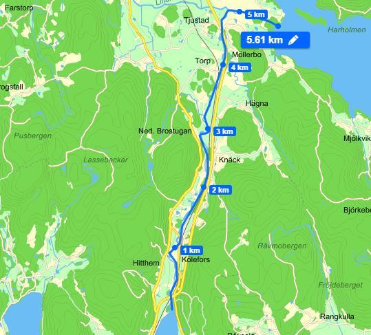 5. Storån efter Kisa, Köleforsån Kort beskrivning av vattendraget Storån som nedströms Knoppetorpsjön vid Kisa lokalt oftast kallas Köleforsån rinner drygt 5,5 kilometer innan den når ut i Åsunden.