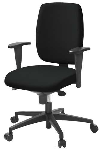 58 LD 6135 LD 6135 SYNKRON Stolar med mycket hög ergonomi och design. Arbetsstolar som enkelt kan ställas in efter kroppens varierande sittställningar. Höjning och sänkning av sits och rygg.