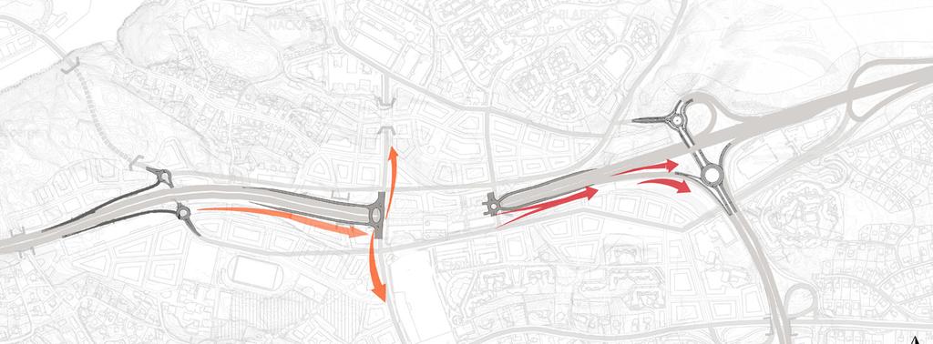 Gång- och cykelvägnätet utvecklas med två nya passager på överdäckningen i Nacka centrum.