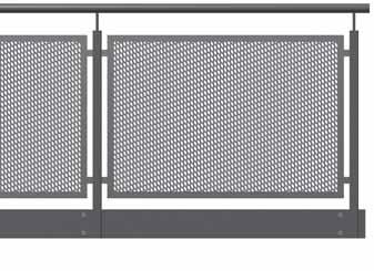 Vi erbjuder även lösningar för avtagbart räcke, grind eller 2000 mm. moduler. Ladda ner PDF och DWG på: www.abcsolutions.