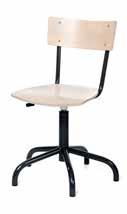 Levereras med golvskydd med nylonslityta som standard.  Vikt: Sitsbredd: Sitsdjup: Sitthöjd: 4,1 kg 40 cm 38 cm 44 eller 48 cm Strong 111 ks - klädd stapelbar stol (tygåtg.