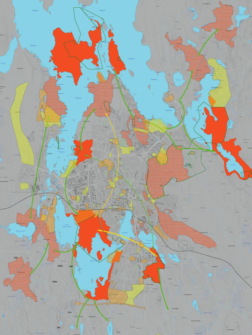 Klimatutjämning Stora som små gröna och blå miljöer har en viktig funktion för klimatutjämning i staden.