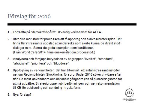 Bilaga 4: återgivning av PP som visades