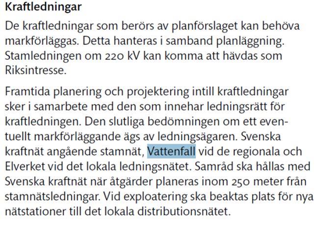 Avslutningsvis vill Svenska kraftnät informera om det för närvarande är mycket svårt att planera avbrott på stamnätet.