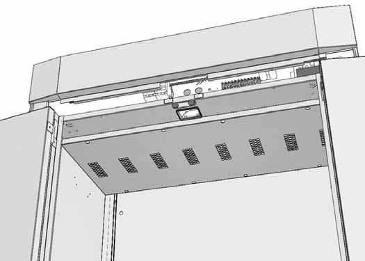 Installationsguide Steg 1: Ställ torkskåpet på plats 2. Skjut upp panelen. Emballera av skåpet.