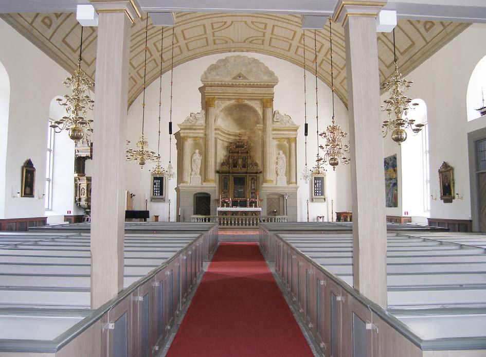 Inledning Mjällby församling har under perioden juni 2006 februari 2007 utfört en interiör renovering/restaurering av Mjällby kyrka.