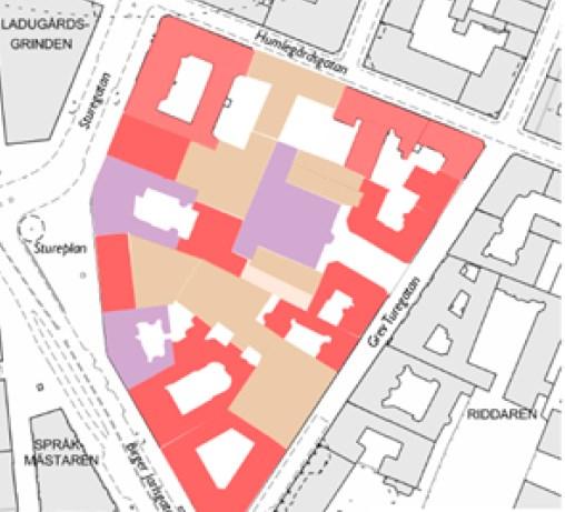 Analysen avsåg bedöma hur känslig bebyggelsen är i förhållande till ändring i struktur och enskilda byggnader avseende rivning, tillbyggnad,