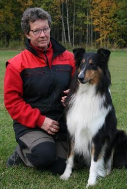 Elitklasshund Cecilia Deckel med Karga Landets Jarro Vid uppflyttning blir alla träningskamrater bjudna på