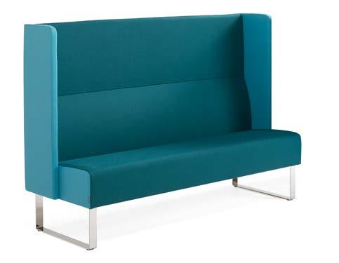 Monolite soffa/bänk Mått: Finns i ett flertal format, sh 450 mm Produktinfo: Helkädd i tyg eller läder. Med eller utan armstöd.