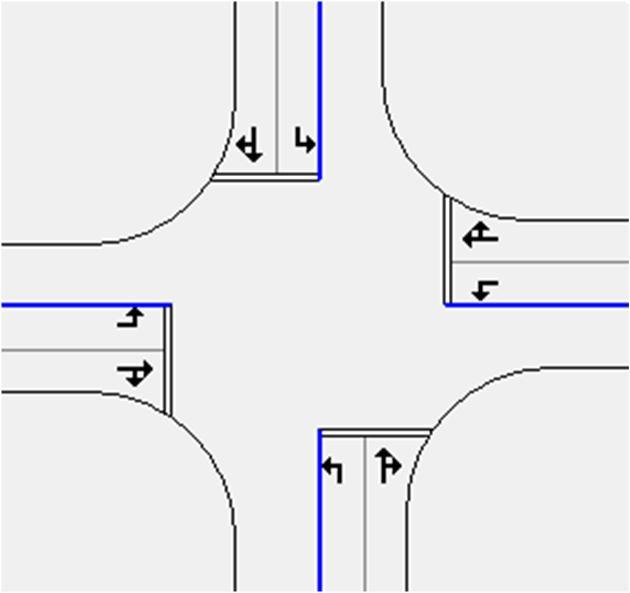 huset, gjordes analysen baserat på antagandet att all trafik från pendelparkeringen kör in/ut på Lillevångsgatan (som ett worst case scenario). Totala trafiken för 2030 presenteras i Figur 6.