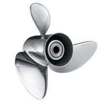 SINGELPROPELLRAR FÖR SX-DREV SX-propellern finns som 3-bladig i aluminium och rostfritt stål och som 4-bladig i aluminium.