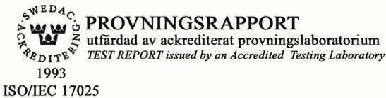 0 ÅF Ljud och vibrationer är ackrediterat av SWEDAC för metoden Wind turbine generator systems part 11: Acoustic noise measurement techniques IEC 61400-11 (1).
