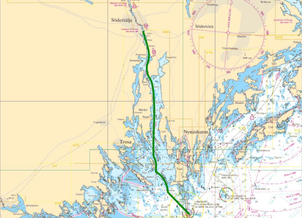 Farled Södertälje - Landsort, XST301 Infoga diagram, figur eller bild här 1.