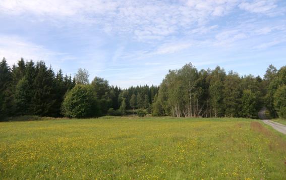 Området är markerat med rödstreckad linje i ekonomiska kartan.