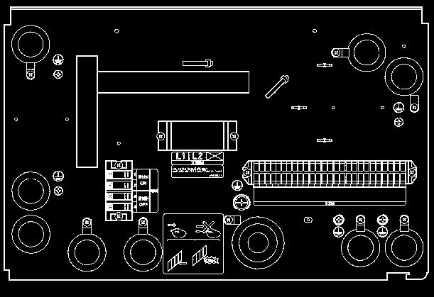 Huvudkomponenter i kopplingsboxen (lucka ) A B C D A 9 9 8 C Funktionsdiagram för hydraulutrymmet (lucka ) 5 5 6 7 B FU 0 FU 6 7 XA SS RT t > RT t > H O RT t > RT t > 8 9 0 Expansionskärl Manometer
