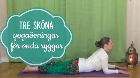 10. Yoga för ryggen Hej! Varmt välkommen till dag 10! Nu ska vi byta tema till ryggen. Ca 80 % av oss har någon gång stora problem med ryggvärk.