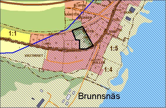 Snipe 2:6. Förslaget fastställdes 1967-10-16, 1584K-2716. Den föreslagna tomtindelningen har ej genomförts.