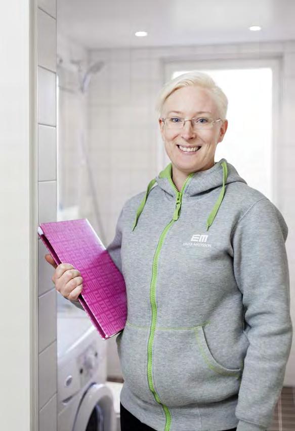 Entreprenadingenjören Linn Johansson gillar att vara kreativ och ha många bollar i luften. Hon uppskattar omväxlingen som hon får i sin yrkesroll på Einar Mattsson.