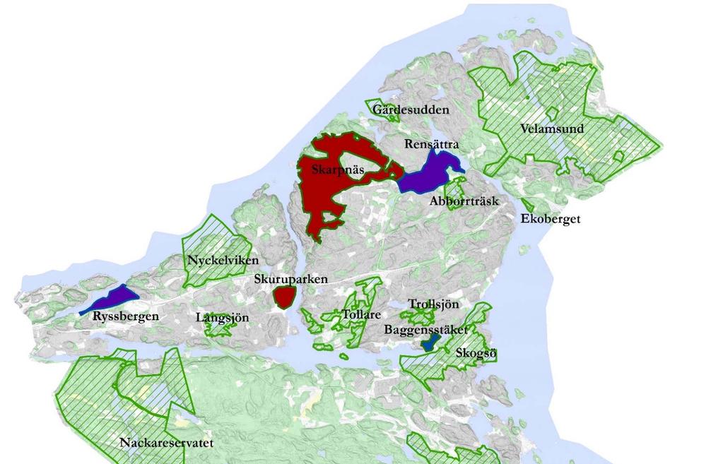 6 (7) Remiss beslutsunderlag Beslut KSKF Kungörelse Nackas natur och