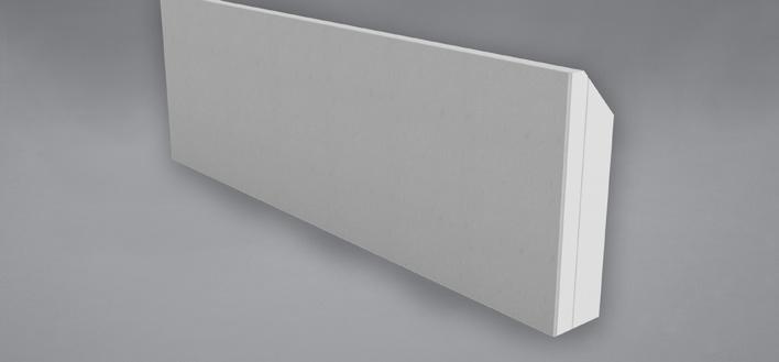 PLATTA PÅ MARK Sundolitt I-element Sundolitt I-element tillverkas som standard med fasad kant, vilket rekommenderas till nyproduktion.