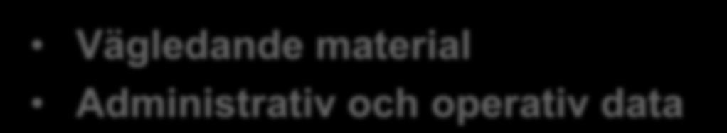 Ansökningshandlingar Administrativ och operativ
