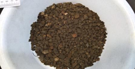 Hellden Environmental AB Glass out of a landfill 2017-05-08 Grainsize Total Metals(FE CSP / Organic Glass Flint Green Amber Glass [mm] [mm] [g] [%] [g] [g/t]/fraction [g] [g/t]/fraction [g] [g/t] %
